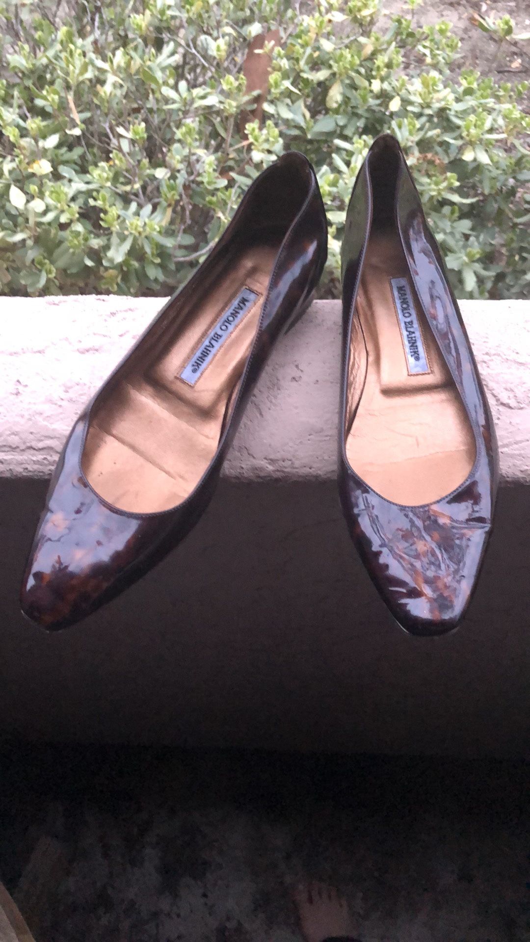 Manolo Bhahnik Vintage Flat Shoes