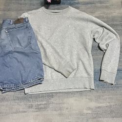 Champion Grey Fleece Crewneck 