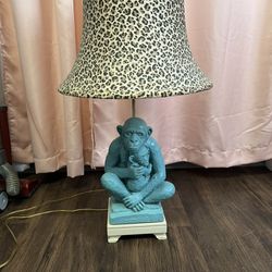 Vintage Monkey Table Lamp