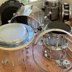 Zickos Acrylic Drum Set