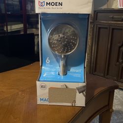 Moen Brushed Nickel Magnetic Shower Head
