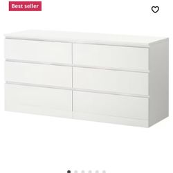 White dresser from IKEA 