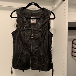Women’s Leather Vest - Harley Davidson 
