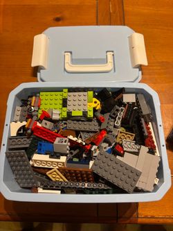 Bulk LEGO Lot with Locking Storage Bin - See My Other Items π