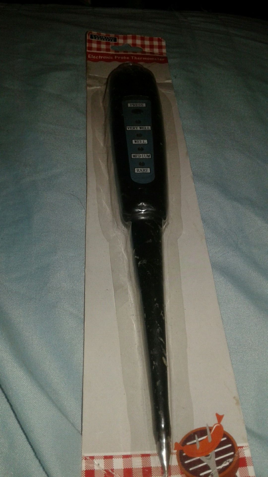 Electronic probe thermometer
