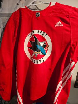 Red SJ Sharks Adidas Practice Jersey 58