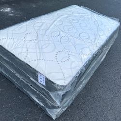 NEW TWIN SIZE SET MATTRESS AND BOX SPRING-2pcs