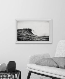 Brand New Marmont Hill "Big Wave Surfing" Framed Print (27” x 18”)
