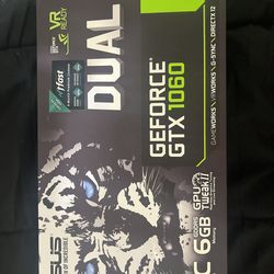 Asus Ge Force  GTX 1060 6gb