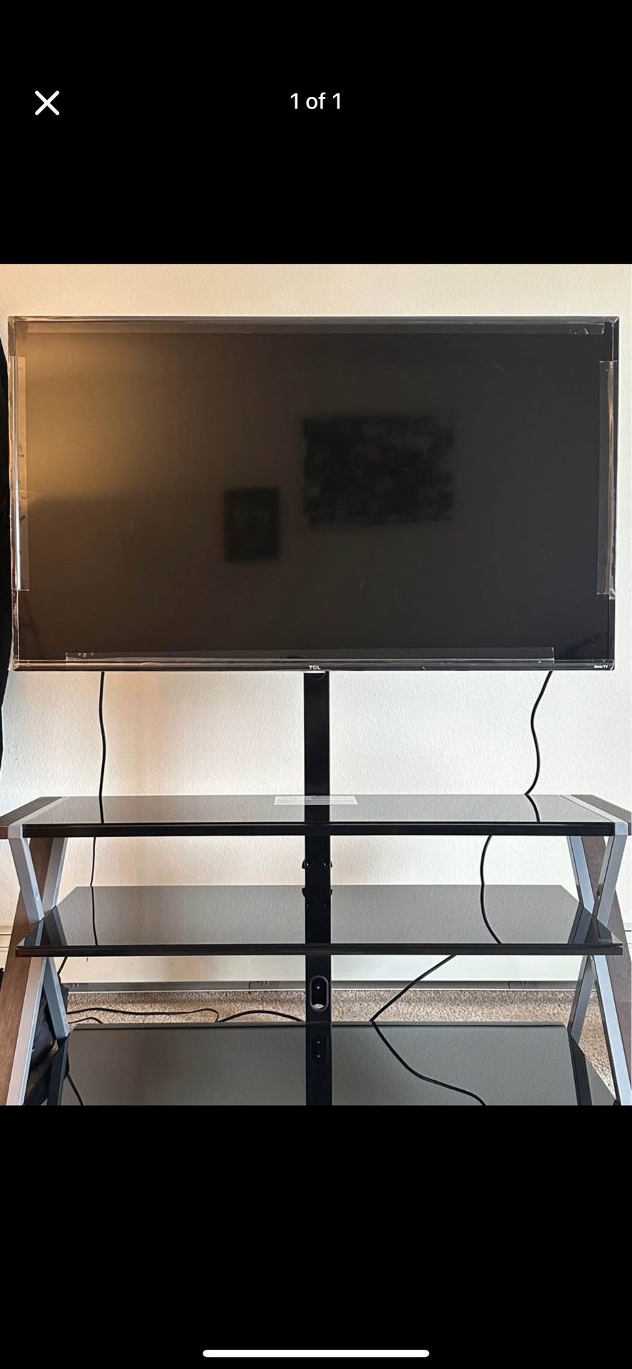 55 INCH TV WITH STAND TOGETHER !