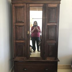 Antique Armoire (Rustic Look)