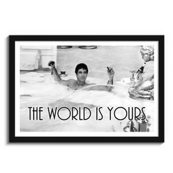 Scarface Poster Frame 20x30 Inch Gangster Narco Movie