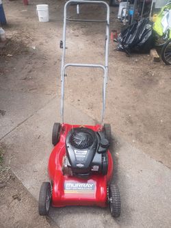 Working Bagless Push Lawnmower