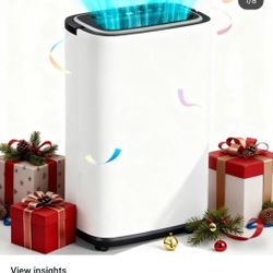 UrbanSync 3400 Sq.Ft Dehumidifier, 0.7 Gallon Water Tank, Dehumidification/Drying/Air Modes, Humidity Display Function, 24H Timer, Drainage Hose, for 