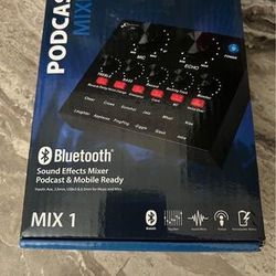new sealed Bluetooth podcast sound effects mixer