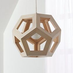 NEW Crate and Barrel Geometric Pendant Light