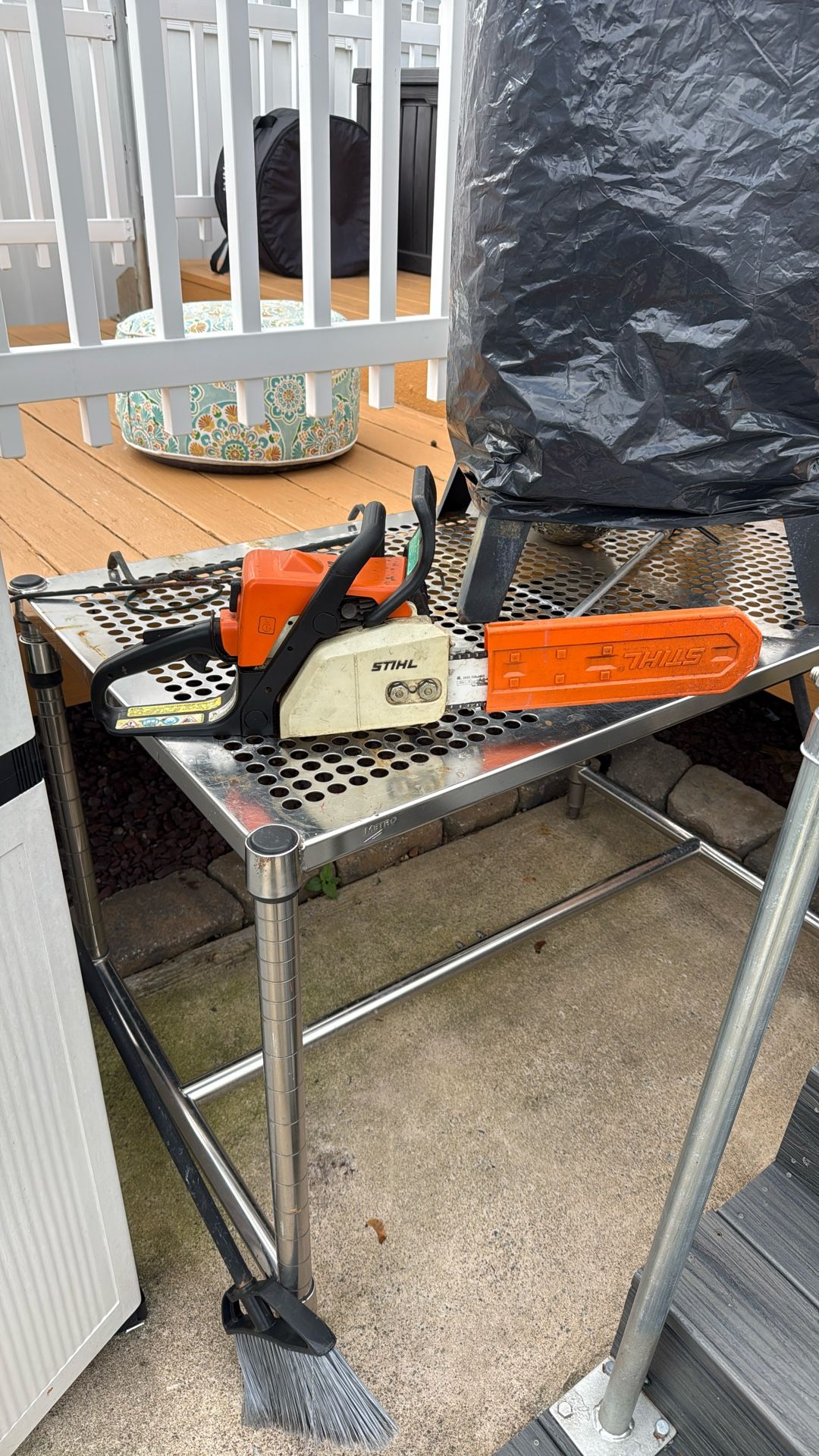 Still 14 Inch Chainsaw With A Fresh Tuneup Extra Chains