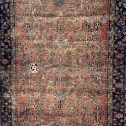 Vintage Persian Rug Approx. 3.5’ X 4.5’ 