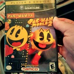 GAMECUBE PAC MAN VS PAC MAN WORLD COMPLETE 2 DISC SET
