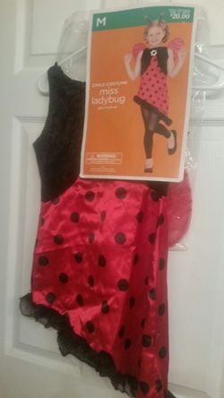 Halloween ladybug costume girls size medium