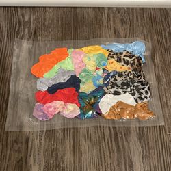 SET OF 20 Hair Scrunchies 