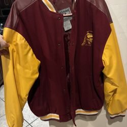 USC Leather Men Jacket 