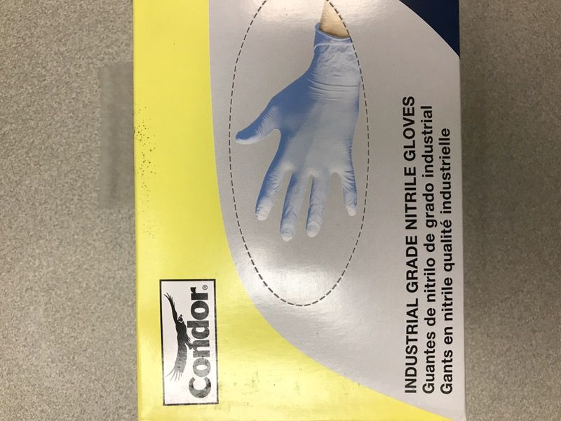Condor Nitrile Disposable Gloves 100 count per box