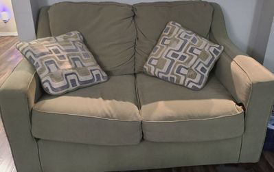 Sage green couches