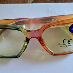 OPRAH STYLE TRENDSETTER NEW TORTOISE PLUS TWO FIFTY NON GLARE EYEGLASSES