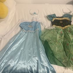 Traje de ana y elsa
