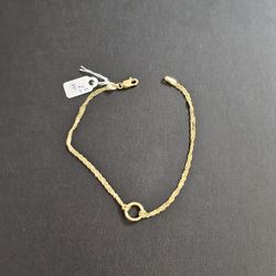 14k Gold Bracelet 7 Inch