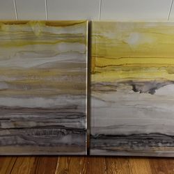 Ready2HangArt Wall Art New Sunset Canvas 2-Panel Set - 20-in x 32-in