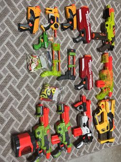 Multiple Nerf Guns