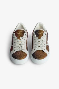 Zadig & Voltaire Glitter Low-Top Sneakers