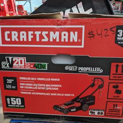 Craftsman 20in Self Propelled Lawn Mower