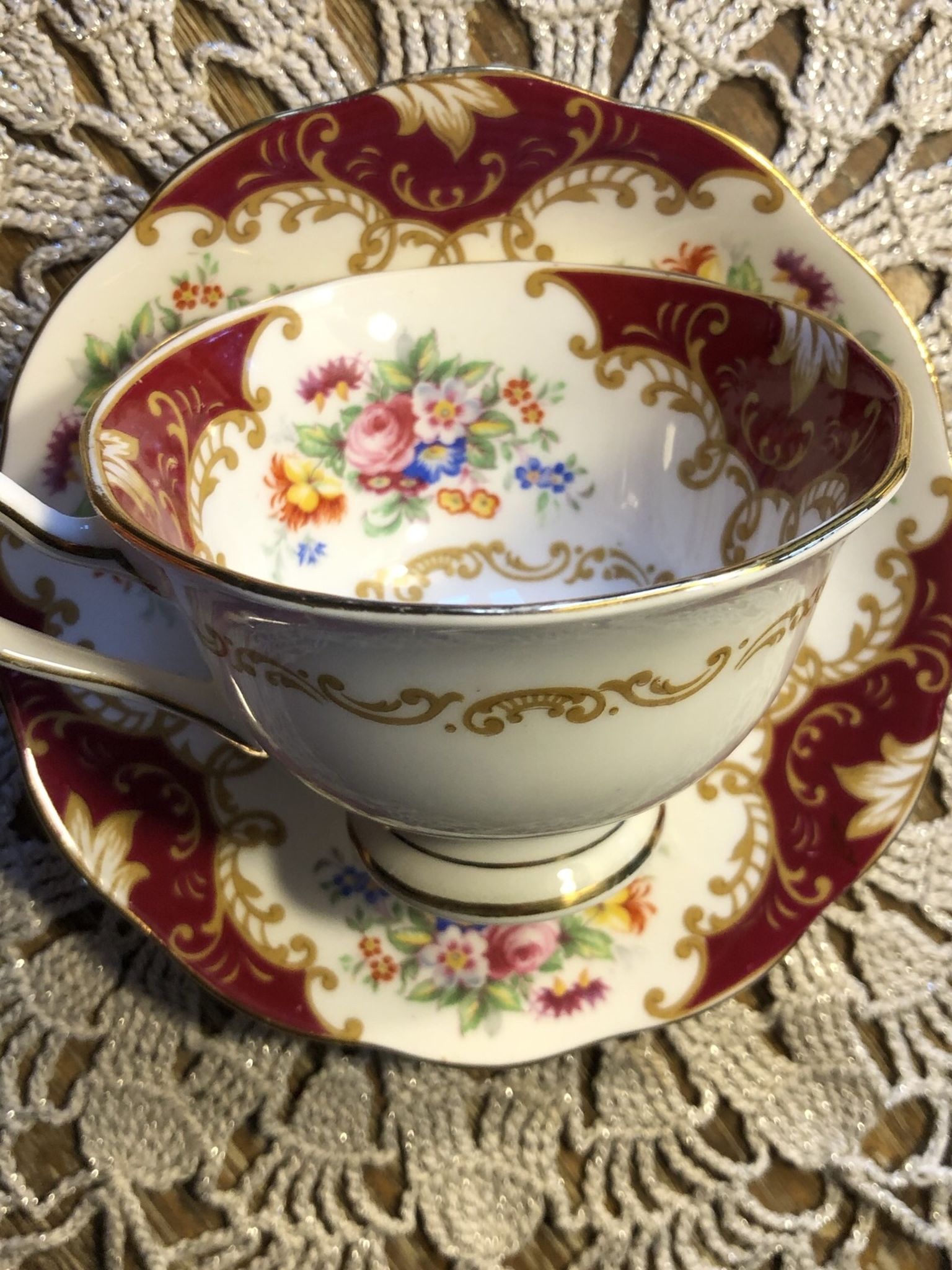 Fine Bone China Cup And Saucer