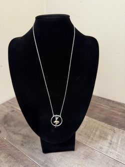925 Silver Ballerina Pendant Necklace
