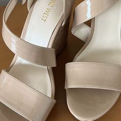 There Very Good Shoes In Size 7.5 The Color Is Nude Made By Nine West Never Been Worn