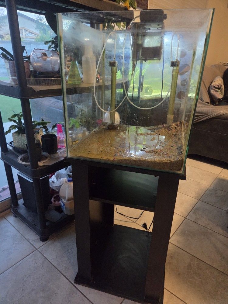 20gal Fish Tank With Stand And Filters