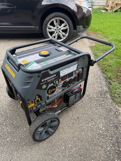 Firman Electric Start 9400 Starting / 7500 Running Watt Gas, Propane, and Natural Gas Tri fuel Portable Generator with IGAN all weather cover