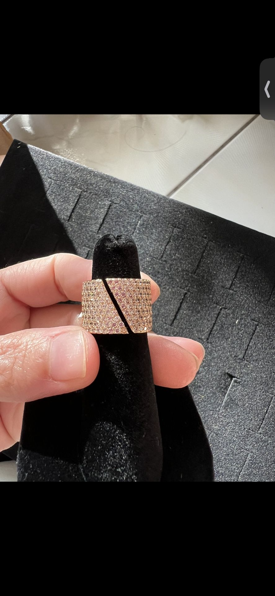New Diamonds Bar Ring Size 6 & 8 Available