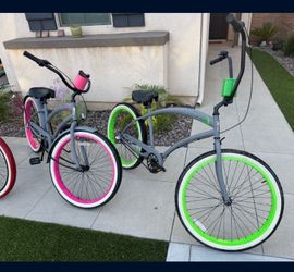 HBBC SKULLXBONES Beach Cruisers