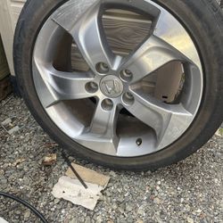 Honda Rim And Tire Good Tread 