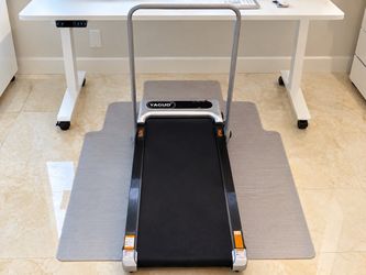 YAGUD Walking Pad / Under Desk Treadmill with Handrail – Excellent Condition – $75