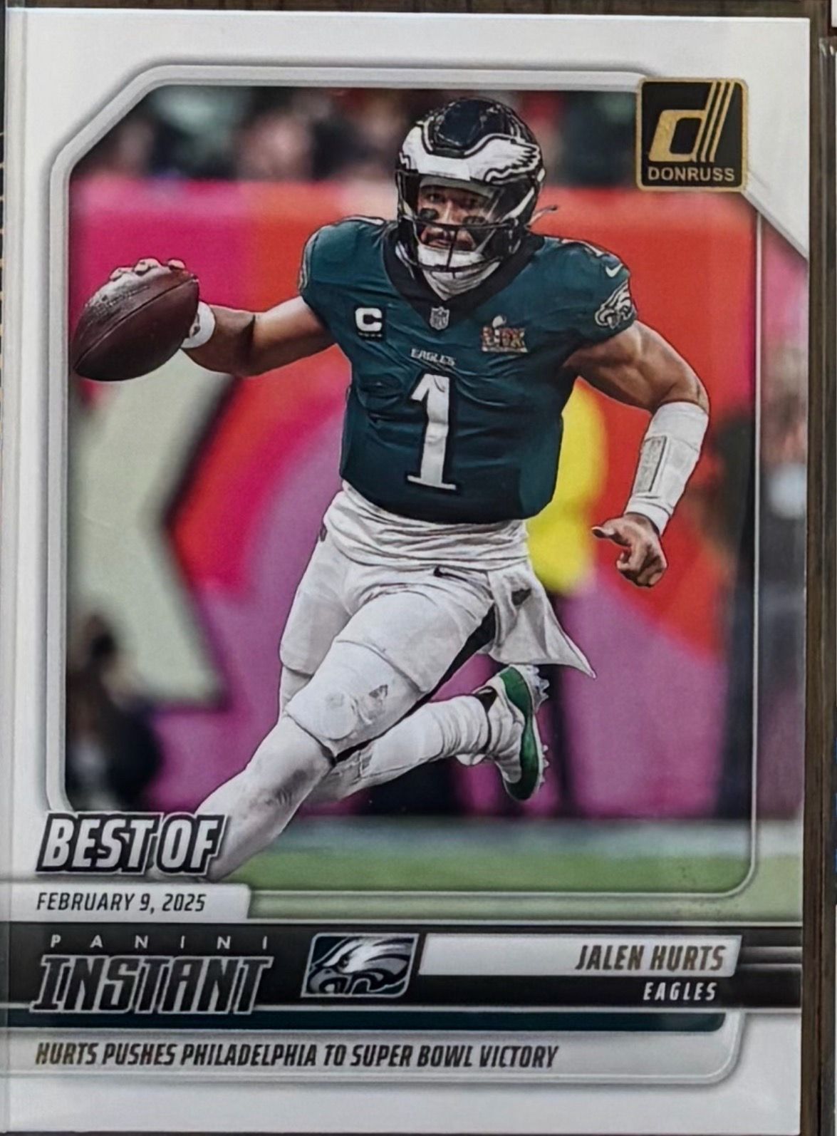 Jalen Hurts Donruss Panini Instant