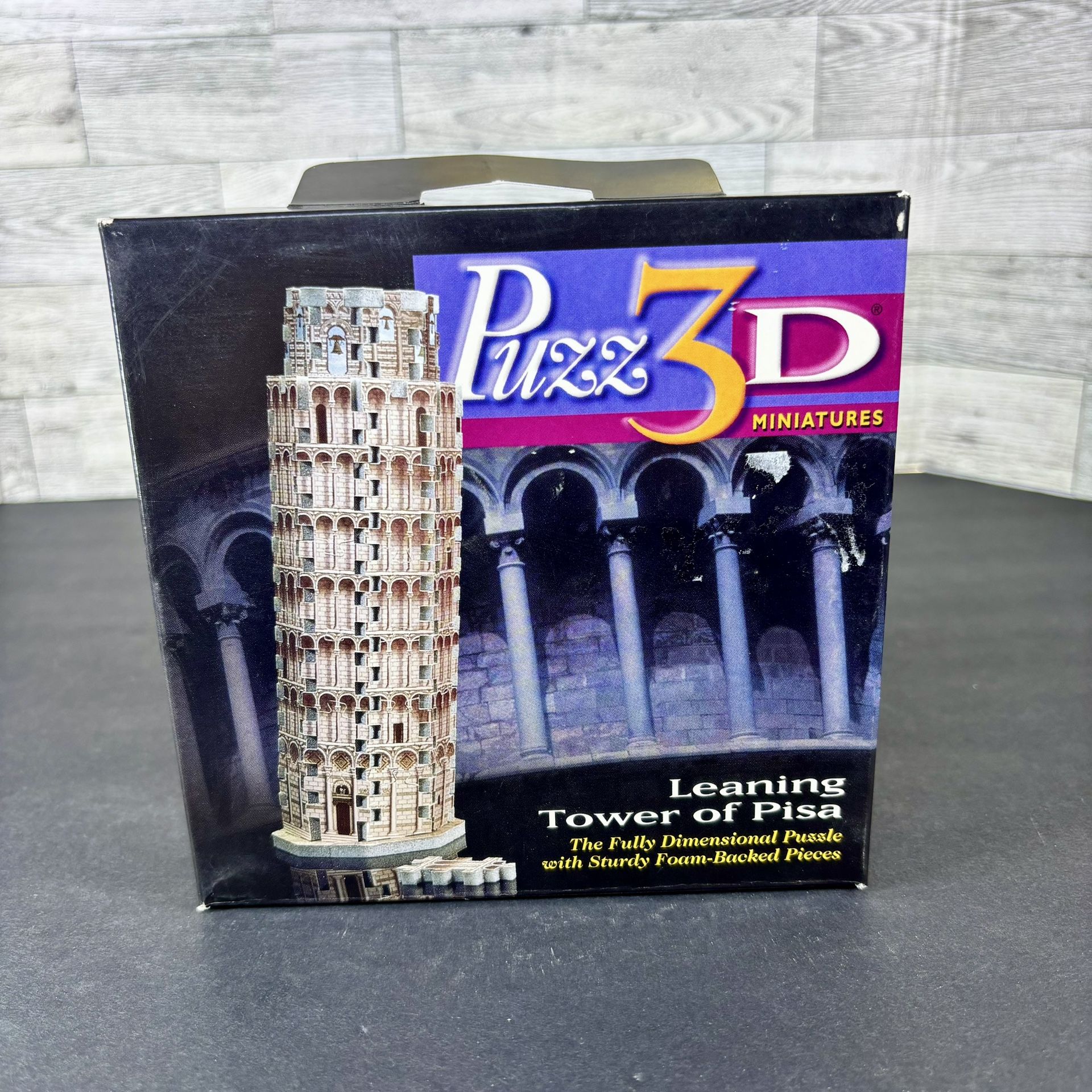 Vintage Leaning Tower of Pisa 3D Mini Jigsaw Puzzle Made by Wrebbit Puzz-3D