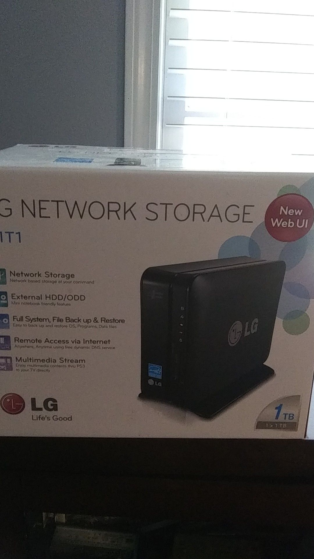 LG Network Storage. New still in the box.