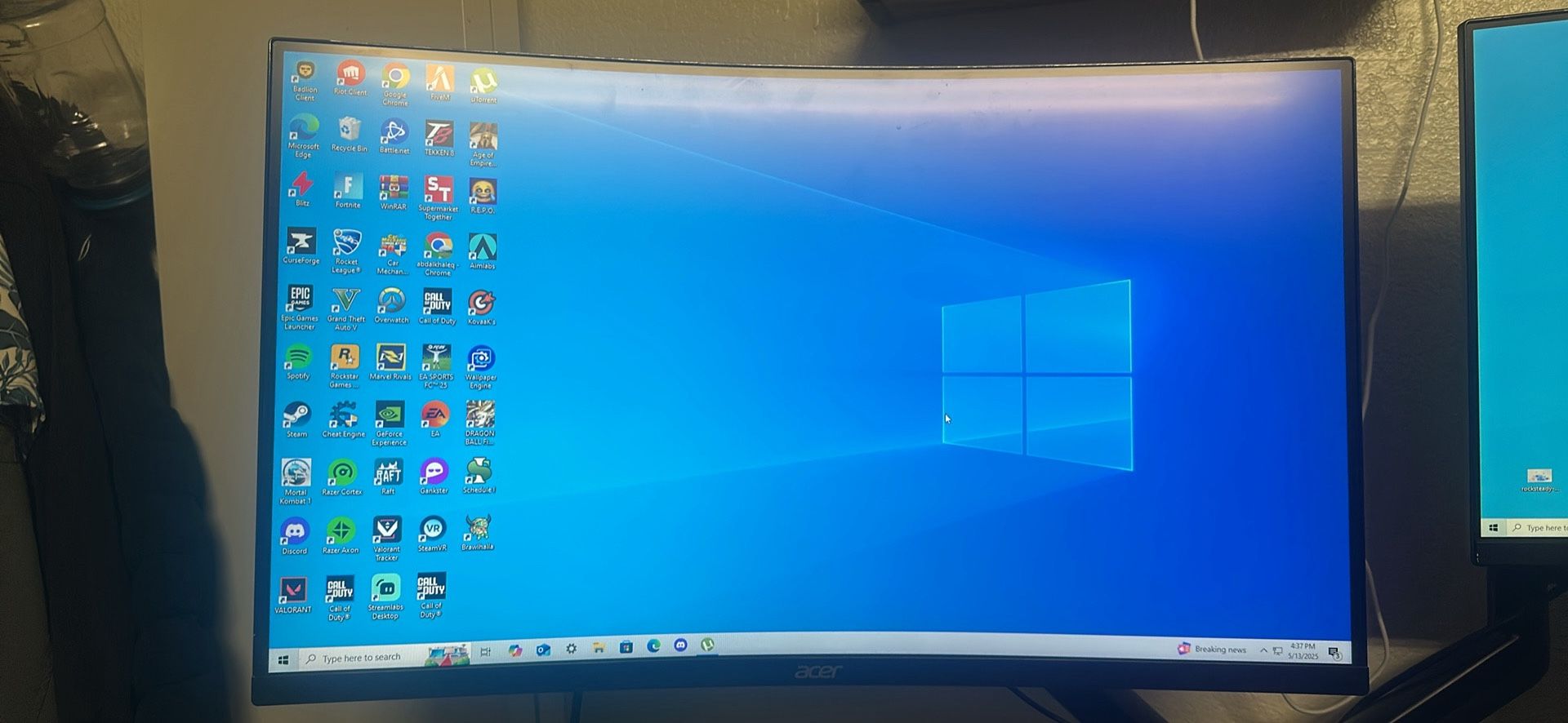 Gaming monitor 27inch curved 280hz