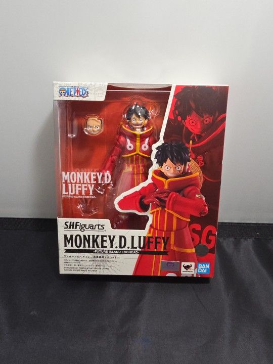 Luffy -Future Island Egghead- "One Piece" TAMASHII NATIONS S.H.Figuarts NIB (D3)