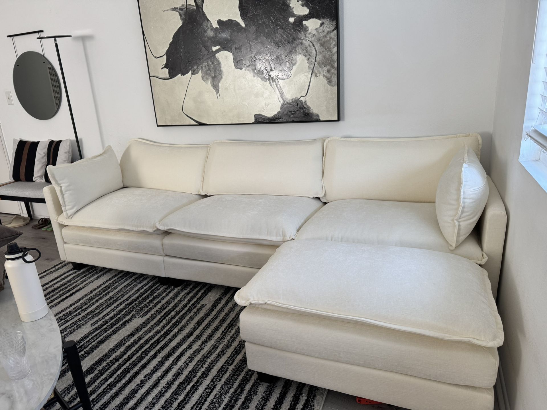 Sofa With Ottoman